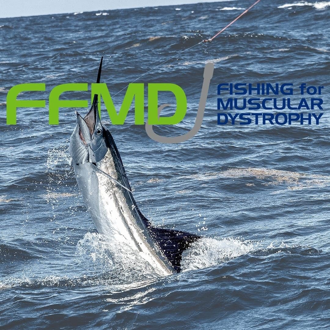 A sailfish making a spectacular leap out of the ocean with a fishing line visible
