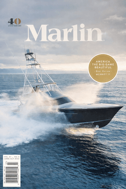 Marlin Magazine cover featuring AH360 marine photography