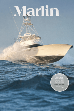 Marlin Magazine cover featuring AH360 sportfish photography
