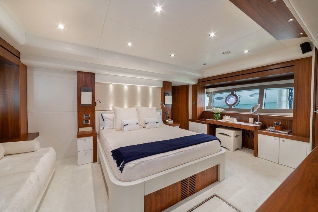 Luxury yacht interior photography by AH360 in Fort Lauderdale