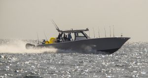 blackwater boat running waving