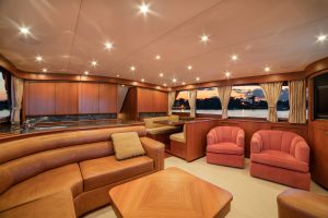 Merritt Sport Fishing Boat Interior salon