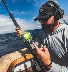 Fishing Reel Spooled Up