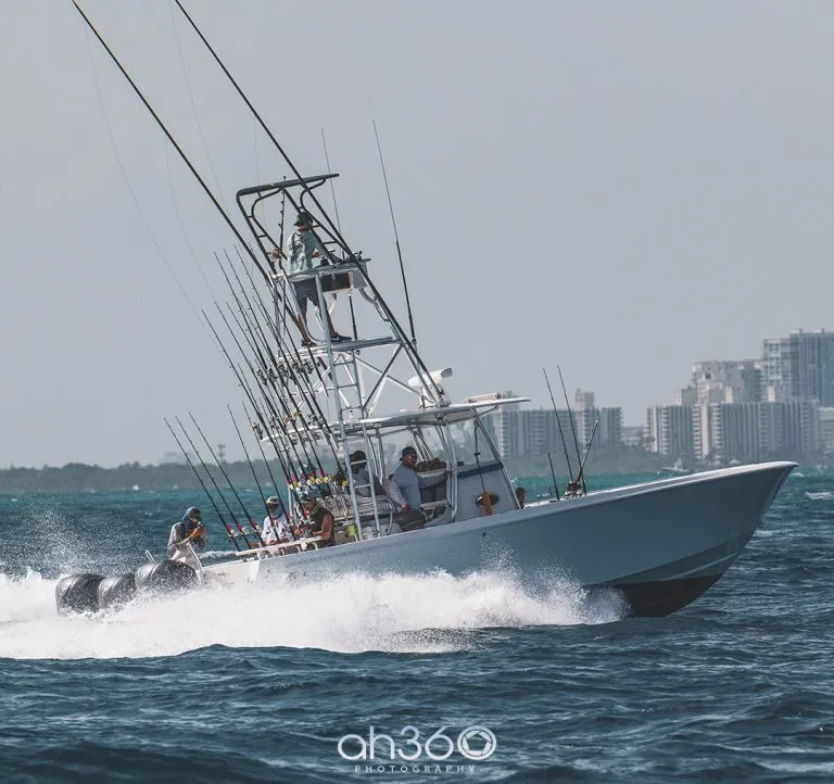 Contender Fishing Boat In Fishing tournament