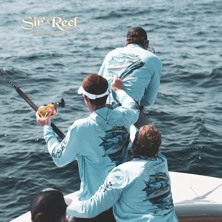 Fishermen Fighting Two Fish At Once on Sir'reel Fishing Team