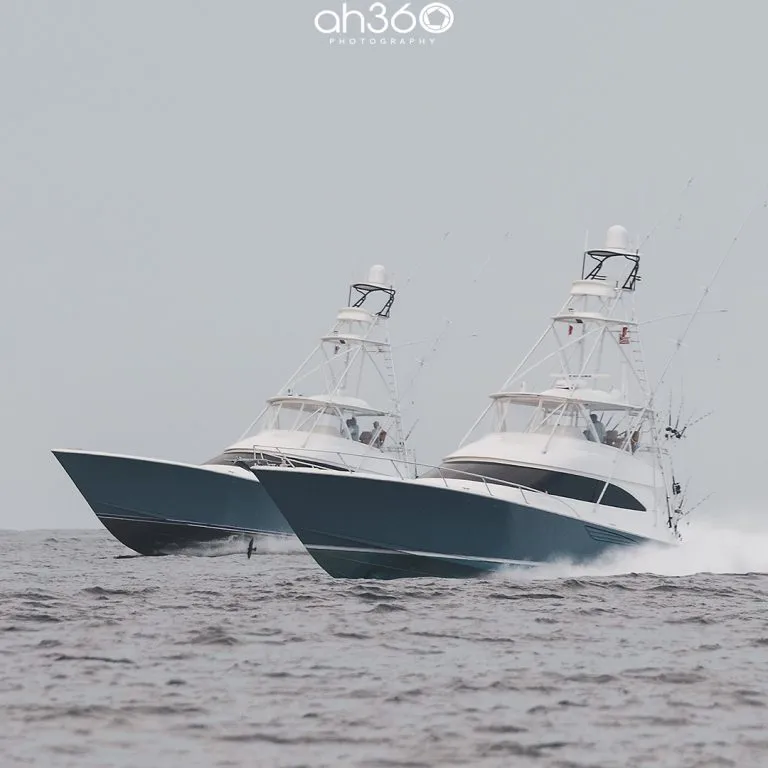Two Viking Yachts Returning After Fishing Day