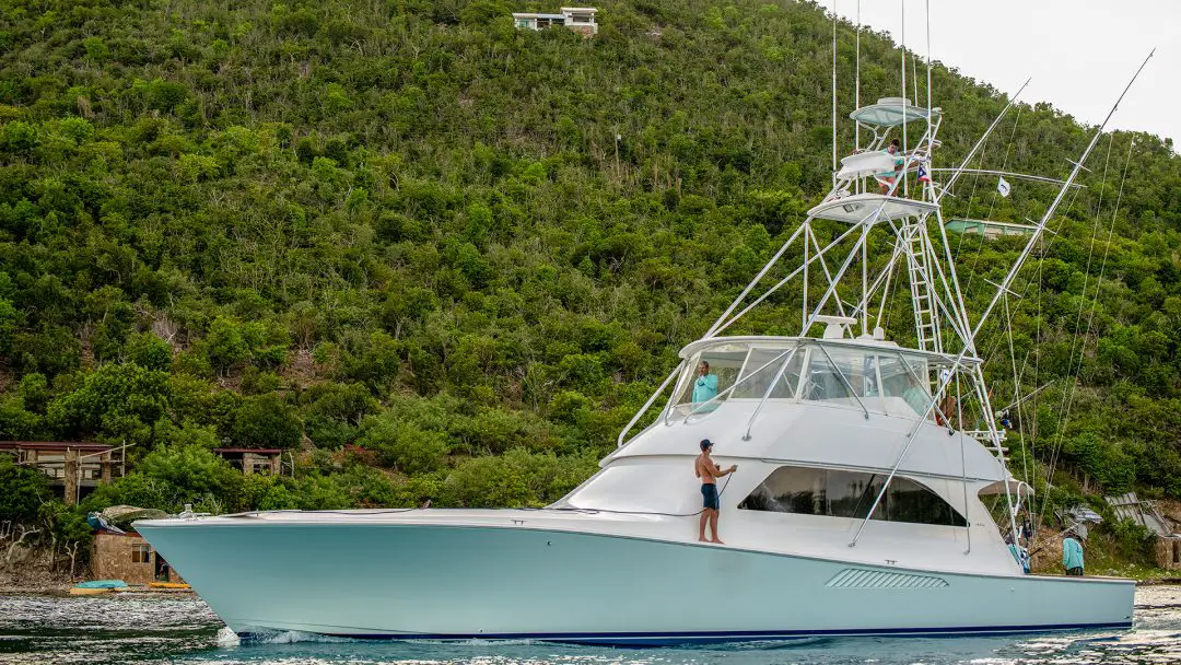 Viking Fishing Yacht in The Virgin Islands
